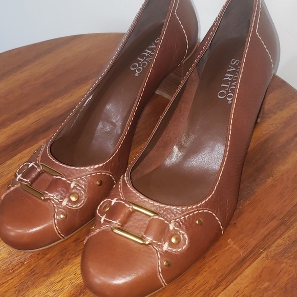 Franco Sarto brown leather shoes - Picture 2 of 7